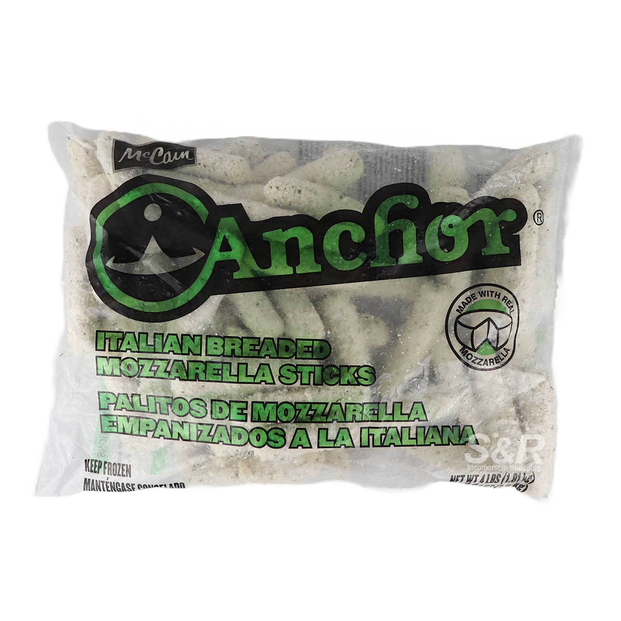 McCain Anchor Italian Breaded Mozzarella Sticks 1.81kg McCain Anchor Italian Breaded Mozzarella Sticks 1.81kg